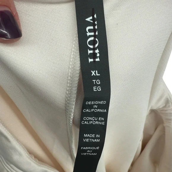 NWT Vuori Women's Compose Wideleg Pant Marshmallow‎ Size XL Activewear Lounge